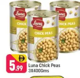 Shaklan LUNA Chick Peas offer