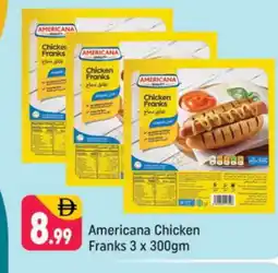 Shaklan AMERICANA Chicken Franks offer