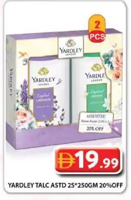 Grand Hyper Market YARDLEY Talcum Powder offer