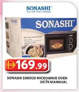 Grand Hyper Market SONASHI Microwave Oven offer
