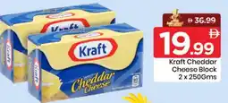 Mark & Save KRAFT Cheddar Cheese offer