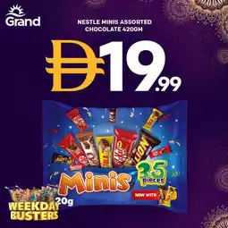 Grand Hyper Market Nestle minis chocolate offer