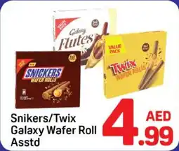 Day To Day Snikers Twix Galaxy Wafer Roll offer