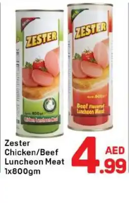 Day To Day Zester Chicken Beef Luncheon Meat offer