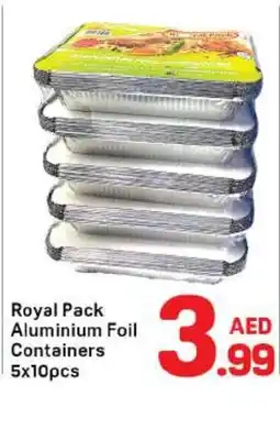 Day To Day Royal Pack Aluminium Foil Containers offer