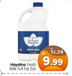Al Madina Hypermarket HAYATNA Fresh Milk offer
