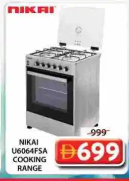 Grand Hyper Market NIKAI Gas Cooker/Cooking Range offer