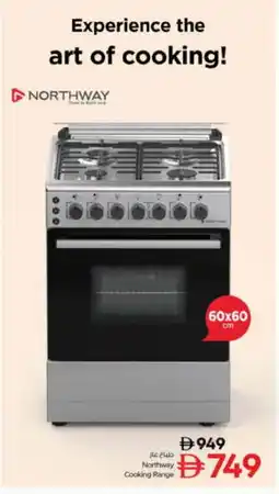 Nesto NORTHWAY Gas Cooker/Cooking Range offer