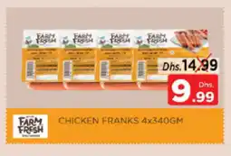 Nesto FARM FRESH Chicken Franks offer
