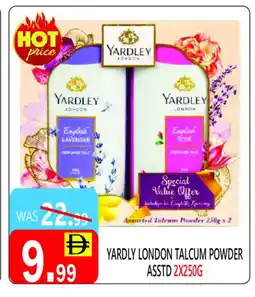 United Hypermarket YARDLEY Talcum Powder offer
