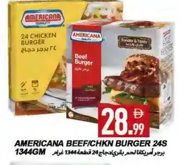 Rawabi Market AMERICANA Chicken Burger offer