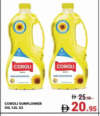 Kerala Hypermarket COROLI Sunflower Oil offer