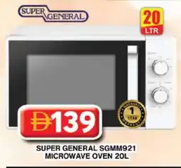 Grand Hyper Market SUPER GENERAL Microwave Oven offer