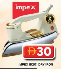 Grand Hyper Market IMPEX Ironbox offer