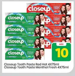 Mark & Save CLOSE UP Toothpaste offer
