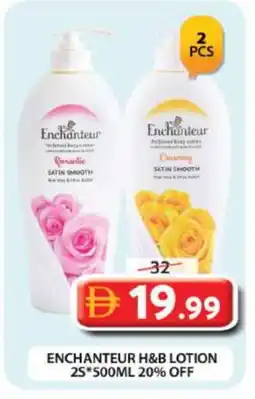 Grand Hyper Market Enchanteur Body Lotion & Cream offer
