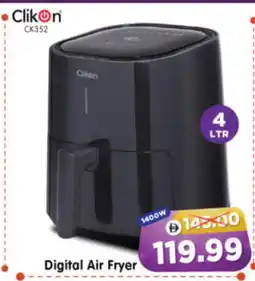 Al Madina Hypermarket CLIKON Air Fryer offer