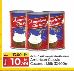 Kenz Hypermarket AMERICAN CLASSIC Coconut Milk offer