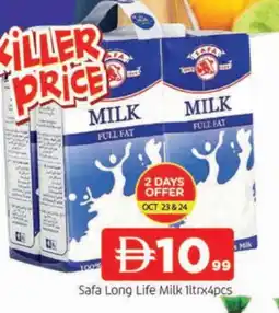 Al Madina SAFA Long Life / UHT Milk offer