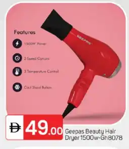 Talal Market GEEPAS Hair Appliances offer