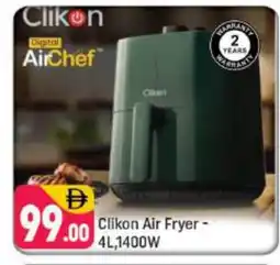 Shaklan CLIKON Air Fryer offer
