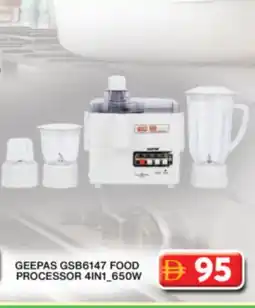 Grand Hyper Market GEEPAS Food Processor offer
