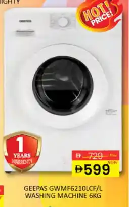 Al Madina GEEPAS Washer / Dryer offer
