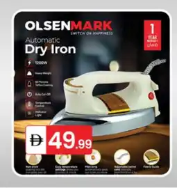 Talal Market OLSENMARK Ironbox offer
