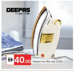 Talal Market GEEPAS Ironbox offer