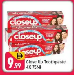 Shaklan CLOSE UP Toothpaste offer