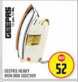 Baniyas Spike Hypermarket GEEPAS Ironbox offer