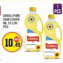 Baniyas Spike Hypermarket COROLI Sunflower Oil offer