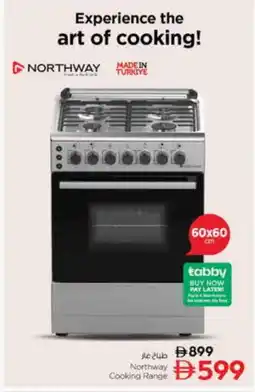 Nesto NORTHWAY Gas Cooker/Cooking Range offer