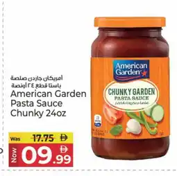 Kenz Hypermarket AMERICAN GARDEN Pizza & Pasta Sauce offer