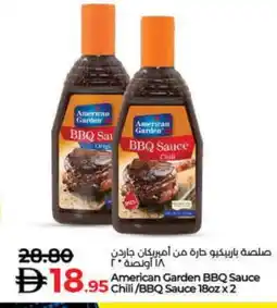 Lulu Hypermarket AMERICAN GARDEN Hot Sauce offer