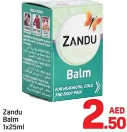 Day To Day Zandu Balm offer
