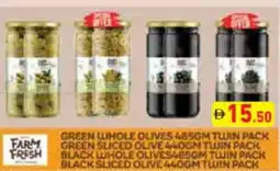 Aswaq Ramez Green whole olives /green sliced olive /black luhole olives/black sliced olive offer