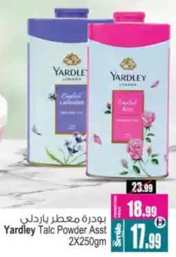 Ansar Mall Yardley Talc Powder Asst offer