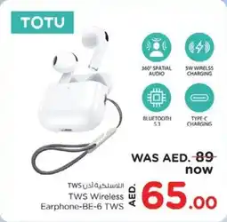 Nesto TWS Wireless Earphone-BE-6 TWS offer