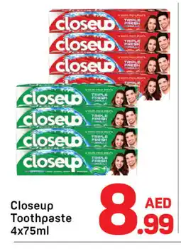 Day To Day CLOSE UP Toothpaste offer