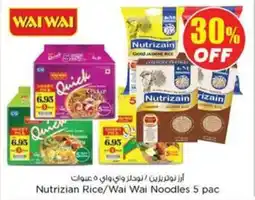 Nesto Nutrizian rice wai wai noodles offer