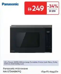 Carrefour Panasonic microwave NN-ST34NBKPQ offer