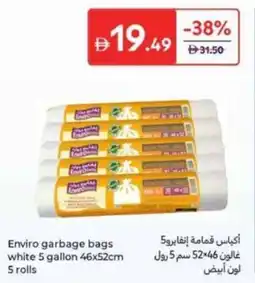 Carrefour Enviro Garbage Bags White offer