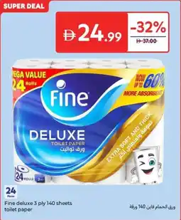 Carrefour Fine deluxe toilet paper offer