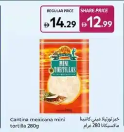 Carrefour Cantina mexicana mini tortilla offer