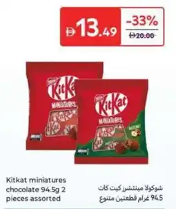 Carrefour Kitkat miniatures chocolate assorted offer