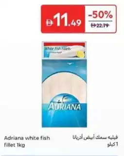 Carrefour Adriana white fish fillet offer
