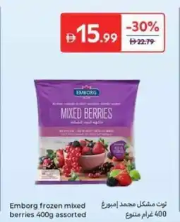 Carrefour Emborg frozen mixed berries assorted offer