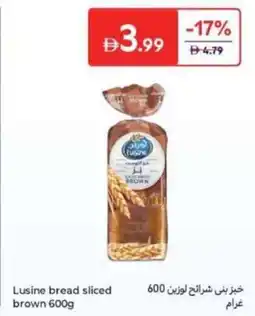 Carrefour Lusine bread sliced brown offer