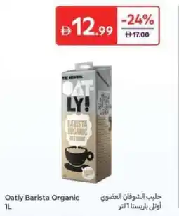 Carrefour Oatly Barista Organic offer